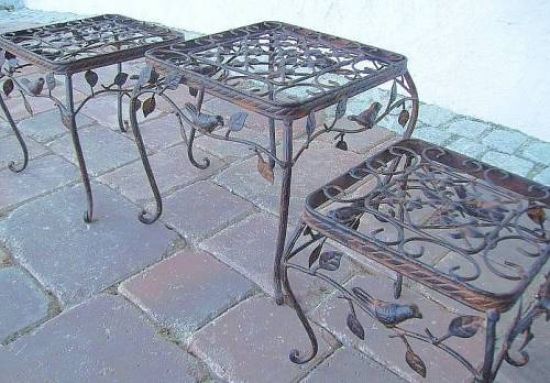 Blumenhocker Blumenst�nder Pflanzenst�nder 3er Set Avis
