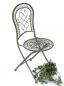 Preview: DanDiBo Sitzgruppe Eisen Garten Antik Bistroset Malega Bistrotisch mit 2 Stühlen klappbar Metall Gartentisch