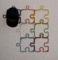 Preview: Designer coat hook "Puzzle" 20 cm coat rack Wall hook Metal hook