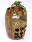 Preview: DanDiBo wine rack wooden wine barrel brown 70 cm 1681 bar bottle rack bottle rack barrel wooden barrel