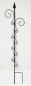 Preview: Rankhilfe mit 2 Halter Rankgitter aus Metall H-145cm B-30cm Kletterhilfe 2 Haken