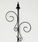 Preview: Rankhilfe mit 2 Halter Rankgitter aus Metall H-145cm B-30cm Kletterhilfe 2 Haken