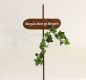 Preview: Climbing aid garden plug "Rain brings blessing" H-120 cm Climbing aid plug metal