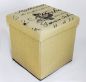 Preview: Stool Foldable seat 2148 Storage box 40cm Cube Trunk Basket