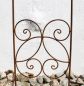 Preview: Rankhilfe mit Glocke 120697 Rankgitter aus Metall H-93cm B-21cm Kletterhilfe