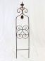 Preview: Rankhilfe mit Glocke 120697 Rankgitter aus Metall H-93cm B-21cm Kletterhilfe