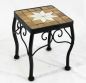 Preview: DanDiBo Flower Stool Mosaic Square 21 cm Flower Stand 12015 Side Table Plant Stand Mosaic Table Small