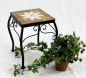 Preview: Blumenhocker Merano Mosaik 12015 Blumenständer 28cm Hocker Eckig Beistelltisch