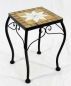 Preview: Blumenhocker Merano Mosaik 12015 Blumenständer 38cm Hocker Eckig Beistelltisch