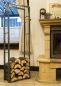 Preview: Fire wood rack XXL Grey 80005 Fire wood stand 150cm Wood basket Fire wood holder