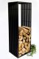 Preview: Firewood rack D-Style 150cm Firewood stand 10105 Woodbasket Firewoodstand Woodshelf