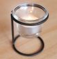 Preview: Tealight holder 11151A Candle holder H-9 cm D-6.5 cm Tea light Lantern Tea light glass