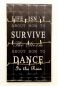Preview: Leinwand mit Schriftzug als Memoboard 68cm Loft 15812 Schwarz Shabby Pinnwand
