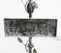 Preview: Rankhilfe Gabel Garten 92110 Rankgitter aus Metall H-130cm B-28cm Kletterhilfe