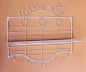 Preview: Garderobe Coffee 091369 Wandgarderobe 70cm Kleiderhaken Wandregal Regal Haken