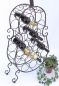 Preview: Weinregal Cello aus Metall 100136 Flaschenhalter 134cm Flaschenregal Wein Bar