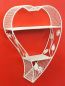 Preview: Shelf Heart 131086 made from metal 43cm Cabinet Console Shelf Type case