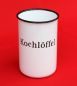 Preview: Nostalgic wooden spoon holder "Cooking spoon" 51212 White 11.5 cm enamelled country house enamel mug Metal mug