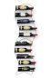 Preview: DanDiBo set of 2 wine racks metal black wall expandable for 10 bottles Lento bottle rack 96270 bottle rack wine bottle holder bottle holder