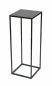 Preview: 2x DanDiBo Flower Stool Metal Black Angular 62.5 cm Flower Stand Side Table 434 Flower Column Modern Plant Stand Plant Stool
