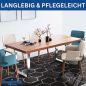 Preview: DanDiBo 2x Stainless Steel Table Legs 72 x 70 cm Table Frame Height-Adjustable 96672 Table Legs Furniture Legs Table Runners Dining Table Legs
