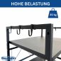 Preview: DanDiBo Adjustable Kitchen Shelf for Countertop Black Standing 3-Tier 40-64 cm Kitchen Shelf 96614 Standing Shelf