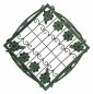 Preview: Flower Stool Metal Green Square Set of 3 Flower Stands 96007 Flower Column Modern Plant Stand Plant Stool Vintage