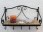 Preview: Shelf Merano Mosaic 050550 metal 41cm Towl rail Bath room Shelf with hooks