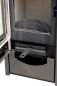 Preview: EEK A ABC Quadro Black wood-burning stove 9.5 kW with multiple occupancy Fireplace Stove Wood-burning stove Wood workshop stove Heating stove