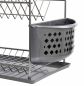 Preview: DanDiBo draining rack crockery 2 tiers draining rack 93870 draining basket draining rack draining tray dish drainer with coaster and cutlery basket