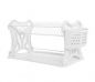 Preview: DanDiBo draining rack crockery 2 tiers White draining rack PK52 draining basket draining rack draining tray dish drainer with trivet and cutlery basket