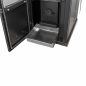 Preview: Babas Eco Hybridofen Pellets und Holz Kombiofen Kaminofen 8 kW Pelletofen ohne Strom Schwarz Holzofen Holz Ofen Kamin