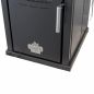 Preview: Babas Eco Hybridofen Pellets und Holz Kombiofen Kaminofen 8 kW Pelletofen ohne Strom Schwarz Holzofen Holz Ofen Kamin