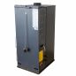 Preview: Babas Eco Mini Hybridofen Pellets und Holz Kombiofen Kaminofen 8 kW Pelletofen ohne Strom Schwarz Holzofen Holz Ofen Kamin