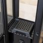 Preview: Baba’s Eco Mini Plus Panoramic Hybrid Stove Pellet and Wood Combination Stove Fireplace Stove 8 kW Pellet Stove Without Electricity Black Wood-Burning Stove Wood Stove Fireplace