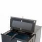 Preview: Baba’s Eco Mini Plus Panoramic Hybrid Stove Pellet and Wood Combination Stove Fireplace Stove 8 kW Pellet Stove Without Electricity Black Wood-Burning Stove Wood Stove Fireplace