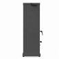 Preview: Baba’s Eco Mini Plus Panoramic Hybrid Stove Pellet and Wood Combination Stove Fireplace Stove 8 kW Pellet Stove Without Electricity Black Wood-Burning Stove Wood Stove Fireplace