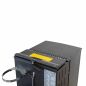 Preview: Babas Eco Plus Panorama Hybridofen Pellets und Holz Kombiofen Kaminofen 8 kW Pelletofen ohne Strom Schwarz Holzofen Holz Ofen Kamin