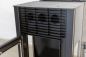Preview: Babas Eco Plus Panorama Hybridofen Pellets und Holz Kombiofen Kaminofen 8 kW Pelletofen ohne Strom Schwarz Holzofen Holz Ofen Kamin