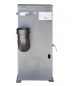 Preview: Babas Eco Plus Panorama Hybridofen Pellets und Holz Kombiofen Kaminofen 8 kW Pelletofen ohne Strom Schwarz Holzofen Holz Ofen Kamin