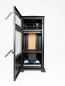 Preview: Babas Gold Hybridofen Pellets und Holz Kombiofen Kaminofen mit Backfach 12 kW Schwarz Holzofen Holz Ofen Kamin