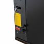 Preview: Babas Gold Plus Hybridofen Pellets und Holz Kombiofen Kaminofen mit Backfach Panorama 12 kW Schwarz Holzofen Holz Ofen Kamin