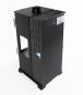Preview: Babas Gold Plus Hybridofen Pellets und Holz Kombiofen Kaminofen mit Backfach Panorama 12 kW Schwarz Holzofen Holz Ofen Kamin