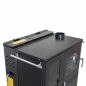 Preview: Babas Saphire Hybridofen Pellets und Holz Kombiofen Kaminofen mit Backfach und Herdplatte 10 kW Pelletofen ohne Strom Holzofen Holz Ofen Kamin