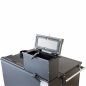 Preview: Babas Saphire Hybridofen Pellets und Holz Kombiofen Kaminofen mit Backfach und Herdplatte 10 kW Pelletofen ohne Strom Holzofen Holz Ofen Kamin