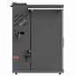 Preview: Babas Saphire Hybridofen Pellets und Holz Kombiofen Kaminofen mit Backfach und Herdplatte 10 kW Pelletofen ohne Strom Holzofen Holz Ofen Kamin