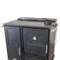 Preview: Babas Saphire Hybridofen Pellets und Holz Kombiofen Kaminofen mit Backfach und Herdplatte 10 kW Pelletofen ohne Strom Holzofen Holz Ofen Kamin