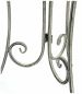 Preview: DanDiBo Beistelltisch Metall Rund Garten Grau Antik 96113 Tisch H-70cm D-40 cm Gartentisch Bistrotisch Bartisch