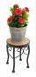 Preview: Blumenhocker Merano Mosaik 12014 Blumenständer 20cm Hocker Rund Beistelltisch