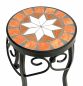 Preview: Blumenhocker Merano Mosaik 12014 Blumenständer 20cm Hocker Rund Beistelltisch